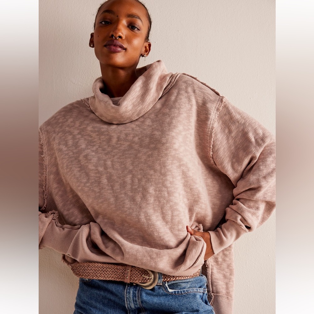 We The Free Timmy Turtleneck in Winter Bloom